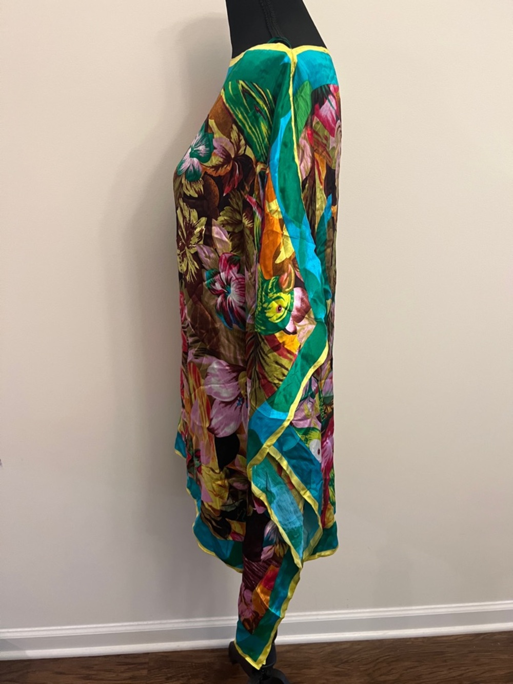Cache Multi-Color Tropical Floral Off-Shoulder Tunic - Picture 5 of 5